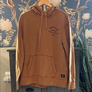 American Eagle Outfitters Men's Brown Hoodie